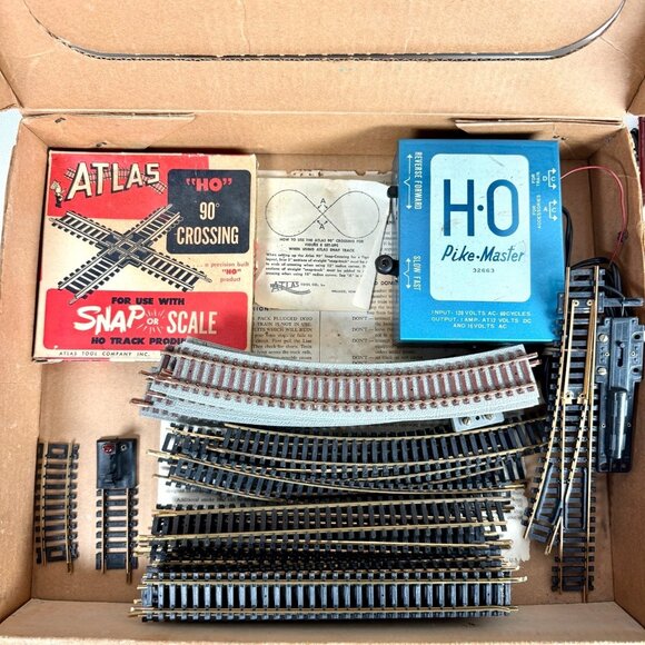 Gilbert American Flyer HO #30740 BOX ONLY + Mixed Train Cars Parts / Repair READ - Picture 2 of 15